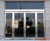 扬州望月路商铺12mm钢化玻璃门测量订做安装多少钱【庆亚】