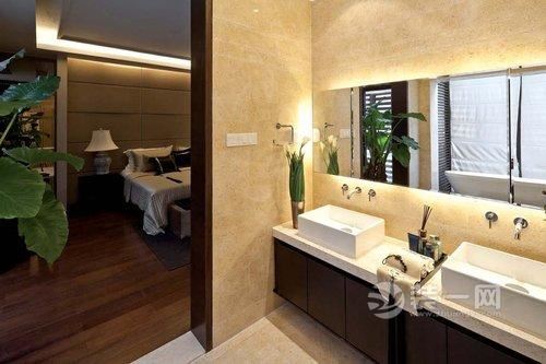 扬州万科城177平六居室新中式风格装修案例